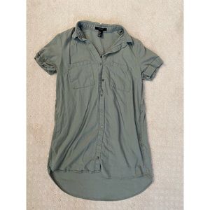 Mini military green dress